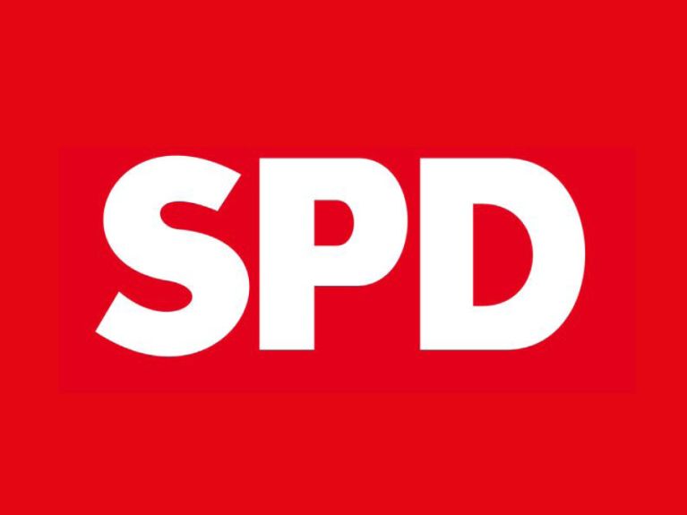 Symbolbild eines SPD-Ortsvereins mit Banner